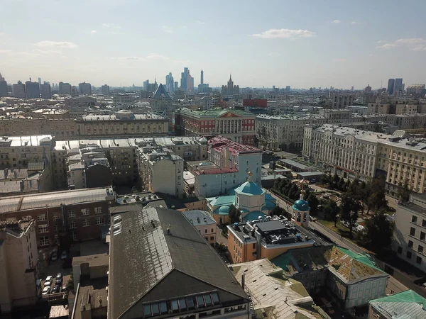 Copter Moskau Sity View Panorama — Stockfoto