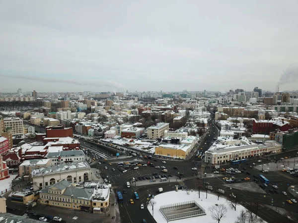 Copter Sity View Panorama Moscou — Fotografia de Stock