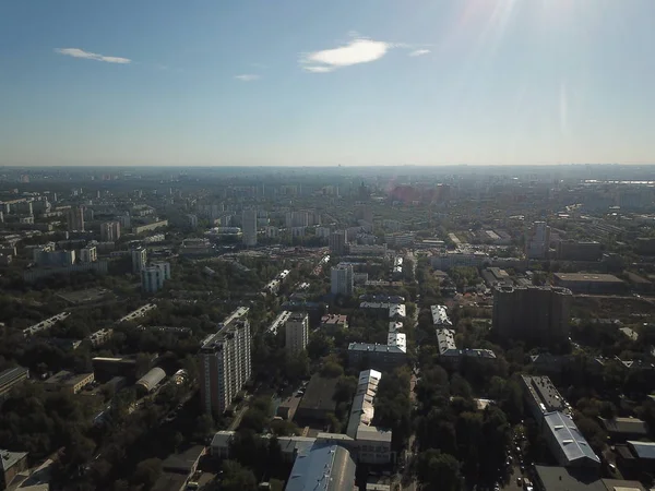 Copter Sity View Moscú Panorama — Foto de Stock