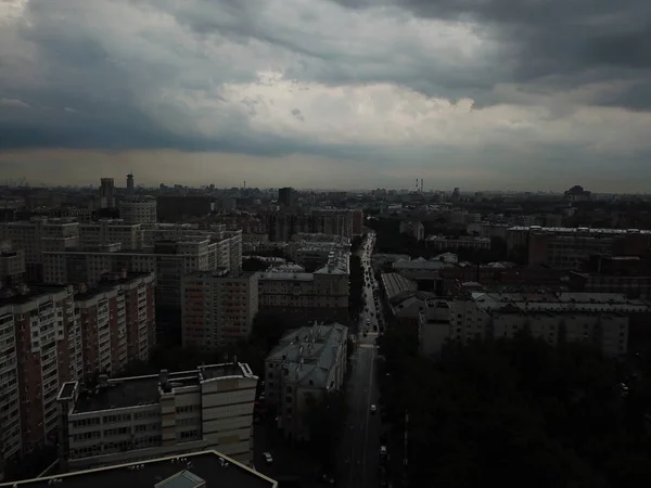 Copter Moscú Universidad Vista Panorama —  Fotos de Stock