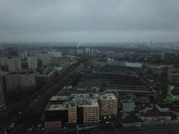 Copter Moscú Universidad Vista Panorama — Foto de Stock