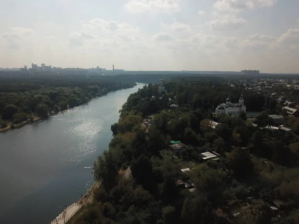 Панорама Видом Москву — стоковое фото