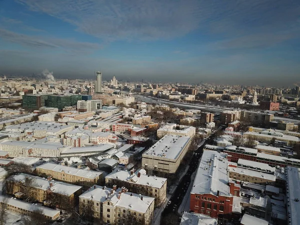 Kopter Moskau Universität Ansicht — Stockfoto