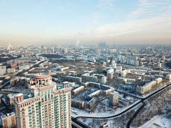 Panorama Vue Sur Ciel Moscou — Photo