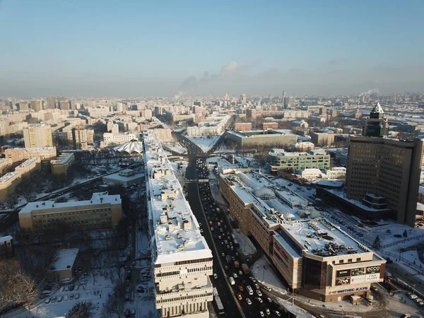 Panoramę Moskwy Sity Widok — Zdjęcie stockowe