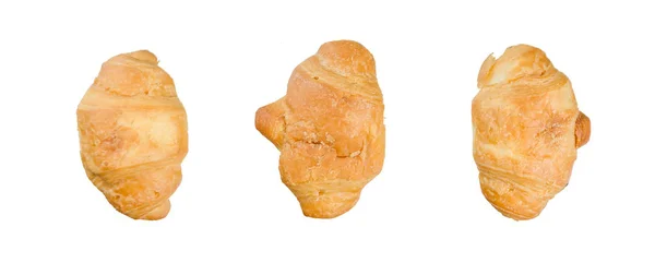 Croissants isoliert auf weißem Hintergrund — Stockfoto