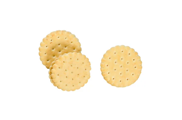 Crackers op een witte achtergrond — Stockfoto