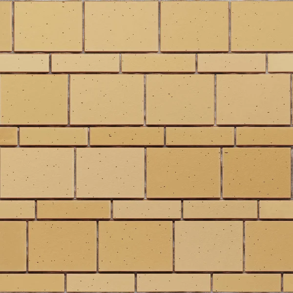 Tekstura Piaskowiec żółty kamiennego muru. renderowania 3D — Zdjęcie stockowe