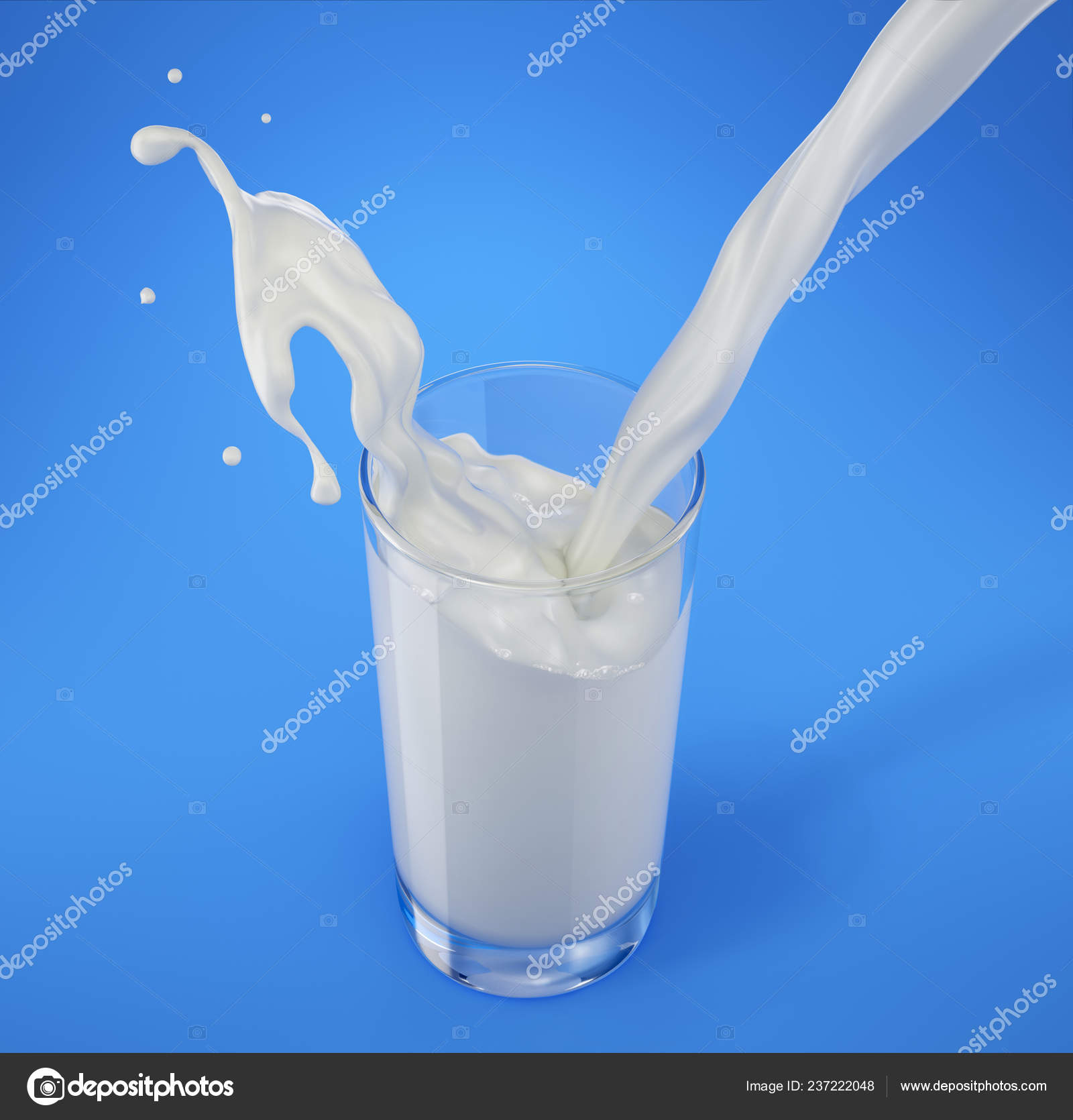 Pouring Milk Glass Splash Viewed Isolated Blue Background Clipping Path —  Stock Photo © Pixelchaos #237222048, image size:1600x1670