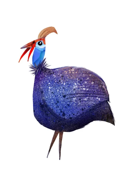 Bird Colorful Beautiful Bird Bright Illustration Children — Stok fotoğraf