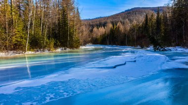 Şubat ayında Sayan Dağları