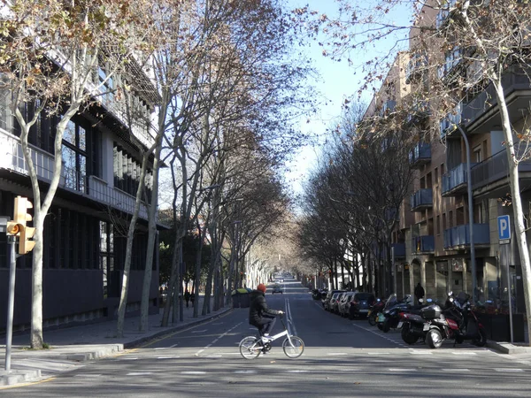 Gebäude Der Stadt Barcelona — Stockfoto