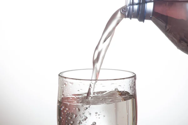 Vaso Agua Vaso Agua Con Veneno Indefinido — Foto de Stock