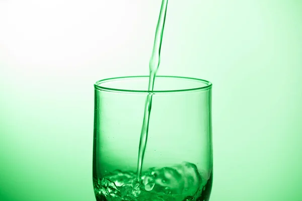 Boire Verre Eau Verre Eau Avec Poison Indéfini — Photo