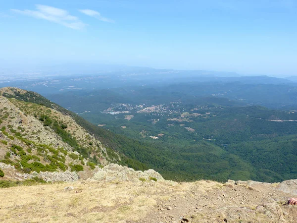 谷山の頂上からの眺め — ストック写真