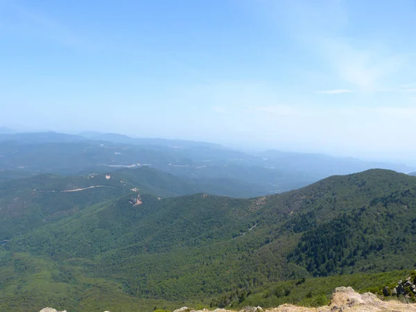 Views Top Valley Mountain — Stock Photo, Image