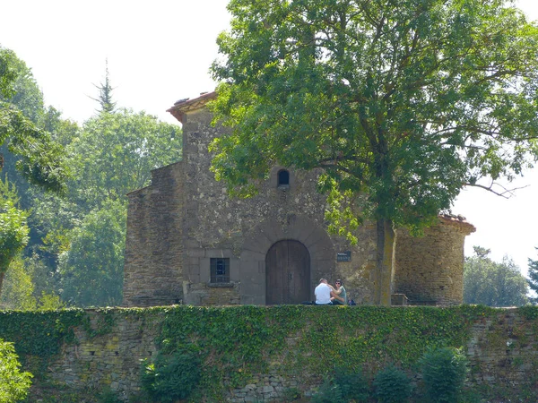 Liten Kyrka Staden Rupit Beläget Provinsen Barcelona Katalonien Spanien — Stockfoto