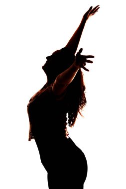 Profil ve artı boyutu modeli silüeti