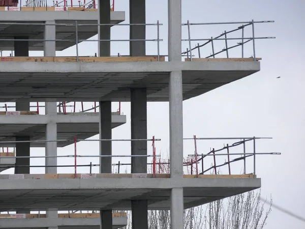 Building Construction Urban Plot Build Houses — Stock Photo, Image