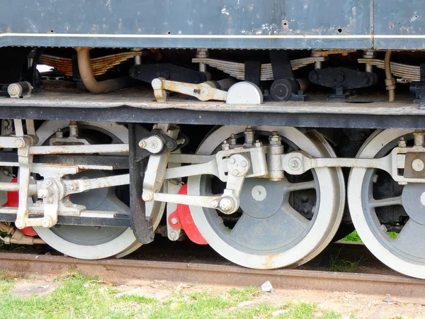 old train machine, old locomotive of the late nineteenth or early twentieth century