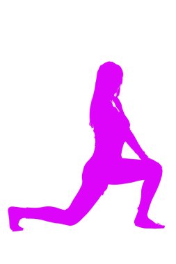 bir modelin figürleri ve siluetleri