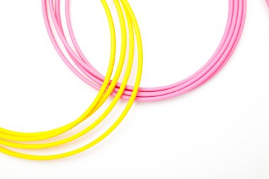 rasgele çeşitli renklerde geometrik şekiller