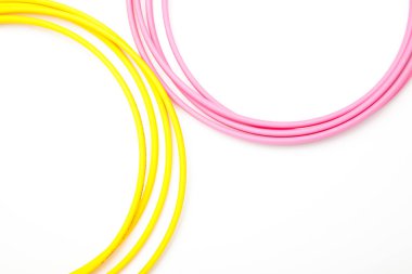 rasgele çeşitli renklerde geometrik şekiller