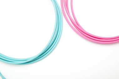 rasgele çeşitli renklerde geometrik şekiller