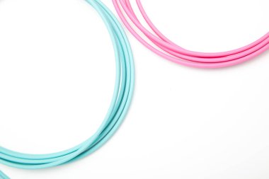 rasgele çeşitli renklerde geometrik şekiller