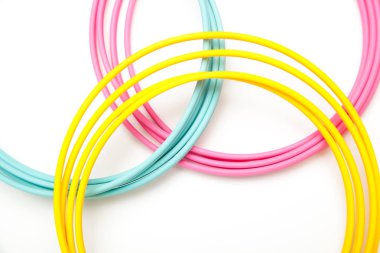 rasgele çeşitli renklerde geometrik şekiller