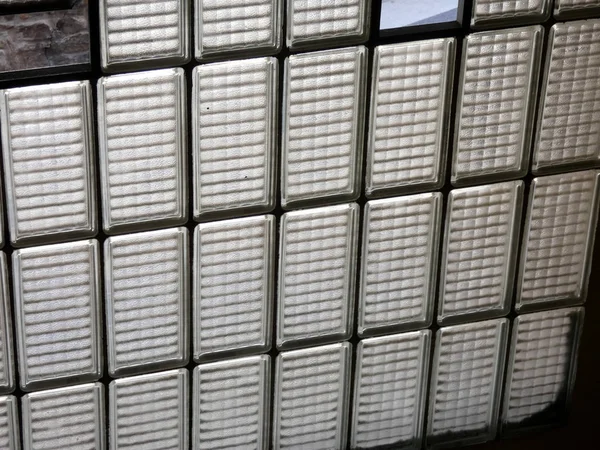 Janela Vidro Translúcido Que Permite Entrada Luz Natural Serve Para — Fotografia de Stock