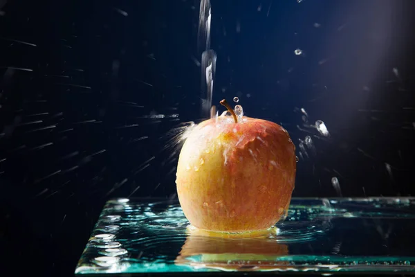 Apfel Gesunde Gesunde Süße Früchte Ideal Zum Dessert Oder Als — Stockfoto