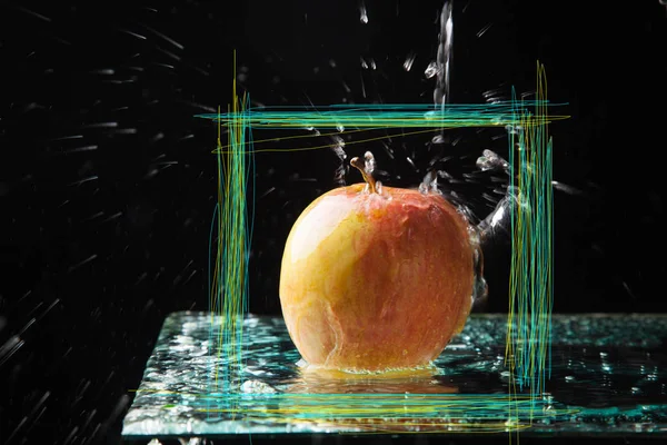 Apple Healthy Healthy Sweet Fruit Ideal Eating Dessert Fruit Fruit — Stock Photo, Image