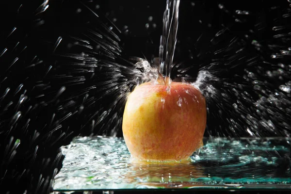 Äpfel Gesunde Gesunde Süße Früchte Ideal Zum Dessert Oder Als — Stockfoto