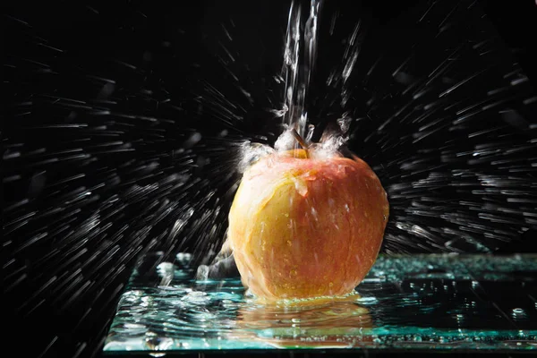 Äpfel Gesunde Gesunde Süße Früchte Ideal Zum Dessert Oder Als — Stockfoto