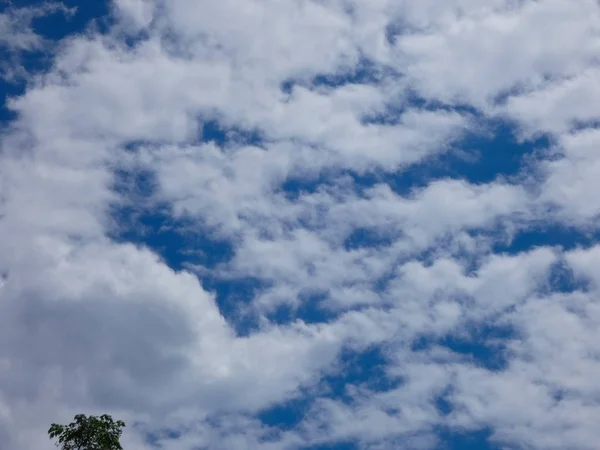Clouds Blue Sky Spring Season Mediterranean Zone — Stock Photo, Image