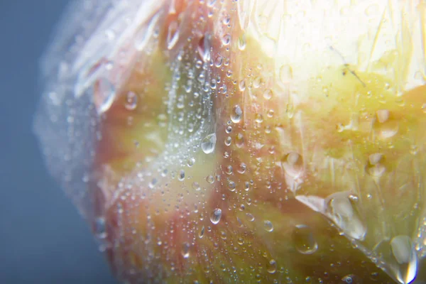 Appel Rijk Aan Vitaminen Met Veel Eigenschappen Het Eten Bij — Stockfoto