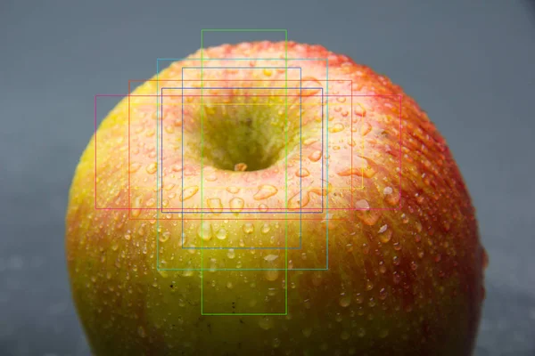 Яблуко Здорові Здорові Солодкі Фрукти Ідеально Підходять Їжі Десерті Або — стокове фото