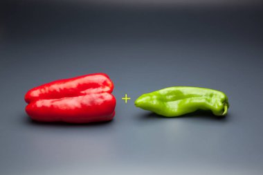 basit bir yeşil biber, vitamin ve sağlıklı dolu.