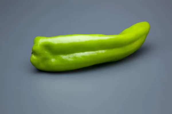 Pimiento Verde Rojo Vegetal Saludable Lleno Vitaminas Puede Comer Crudo —  Fotos de Stock