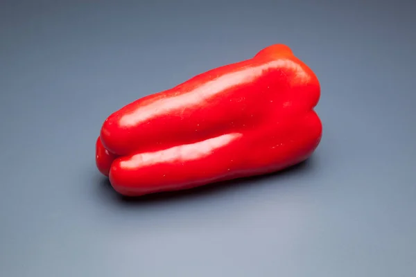 Zöld Piros Paprika Egészséges Zöldség Tele Vitaminokkal Lehet Nyersen Vagy — Stock Fotó