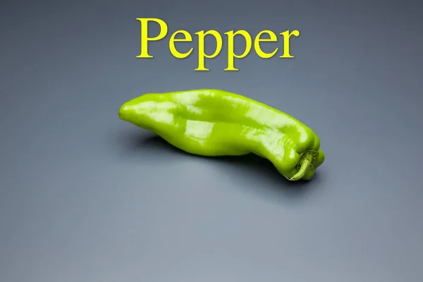 a simple green pepper, full of vitamins and healthy.