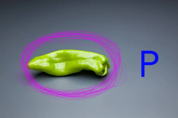 简单的青椒 富含维生素和健康 — 图库照片