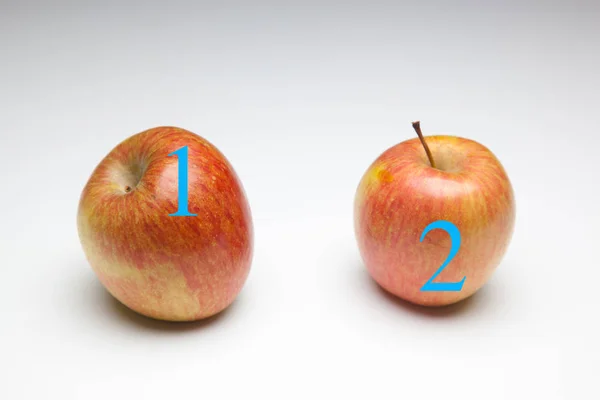 Zdravé Zdravé Jablko Plné Vitamínů Ideální Pro Dezert Snídani — Stock fotografie