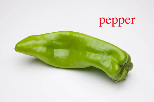 Red Pepper Green Pepper Ingredient Cooking Also Use Salads Usually — Stock Photo, Image