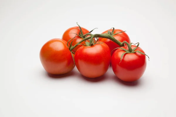 Rote Tomate Voller Vitamine Und Gesundheit Ideal Für Salate Säfte — Stockfoto