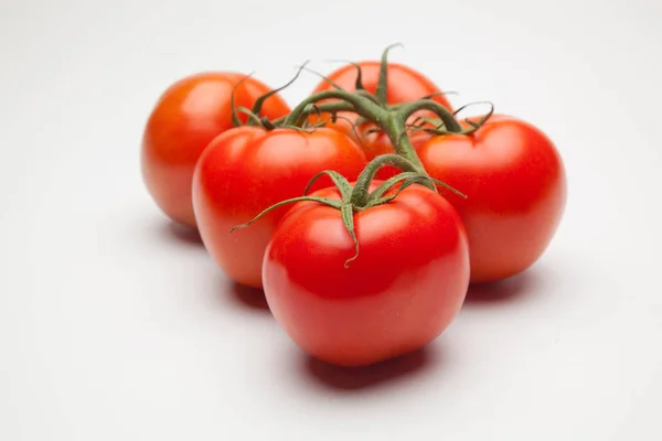 Rote Tomate Voller Vitamine Und Gesundheit Ideal Für Salate Säfte — Stockfoto