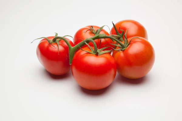 Červené Rajče Plné Vitamínů Zdraví Ideální Pro Saláty Džusy Džemy — Stock fotografie