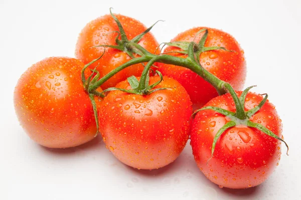 Tomate Rojo Lleno Vitaminas Salud Ideal Para Ensaladas Jugos Mermeladas — Foto de Stock