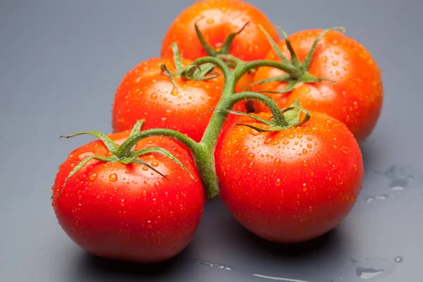 Red Tomato Full Vitamins Health Ideal Salads Juices Jams Sfritos — Stock Photo, Image